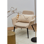 Лаунж-кресло hilde, букле, серо-бежевое