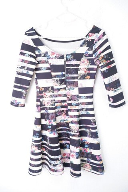 Платье Stradivarius с полосками 44 размер