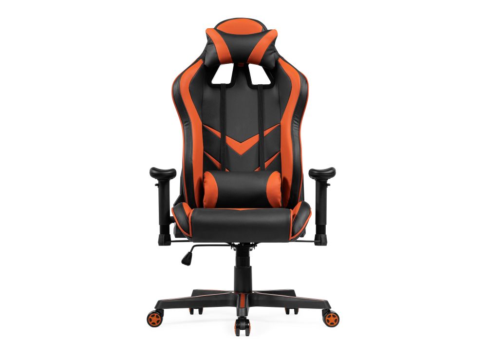 Компьютерное кресло Racer черное / оранжевое