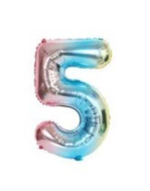 Шар цифра №5 Градиент