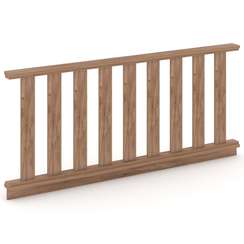 Kodex Барьер для зала суда KD.BZ-19 Дуб Табак 1900*100*850