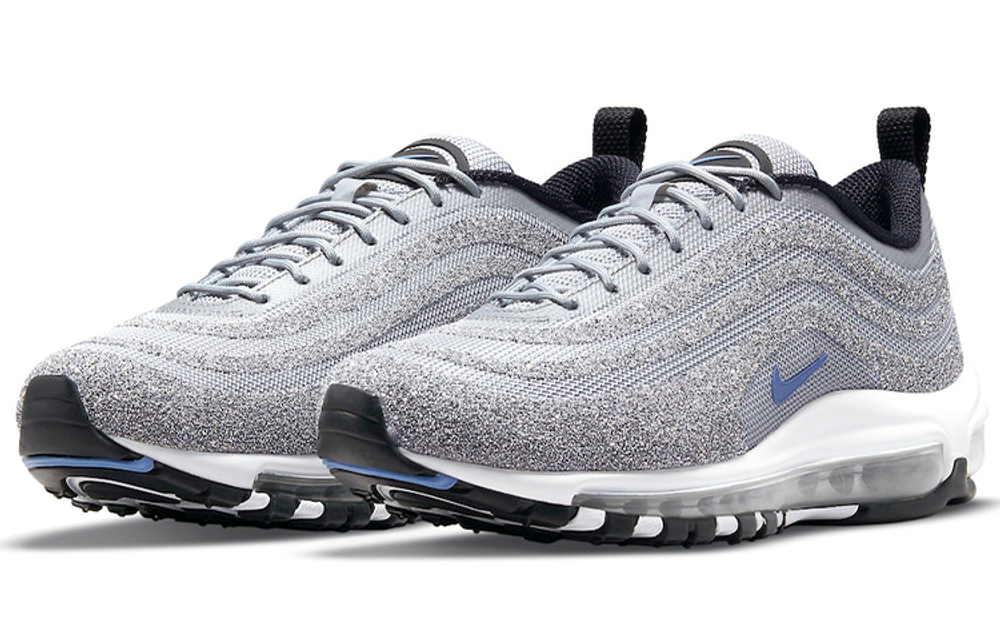 Кроссовки Swarovski X Nike Air Max 97 Swarovski "Polar Blue" (Женская размерная сетка)