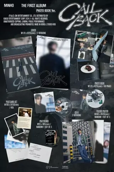Альбом MINHO - CALL BACK [Photobook ver.]
