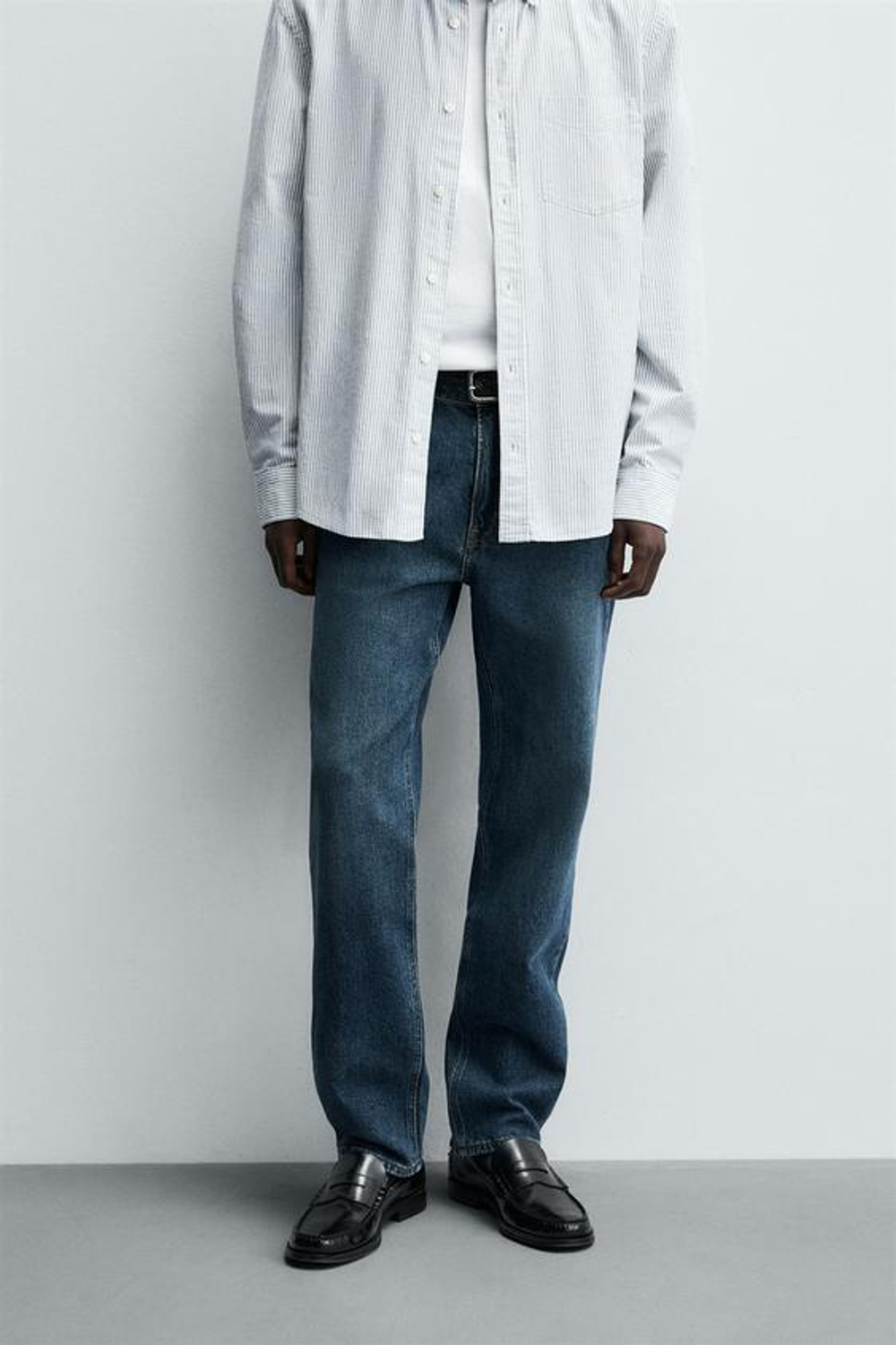 ZARA ДЖИНСЫ SLIM FIT, СИНИЙ