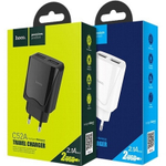 Сетевой адаптер питания HOCO C52A 2USB 2.1A (черный)