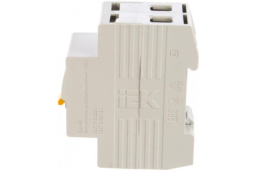 Выключатель дифференциальный (УЗО) ВД1-63 2Р 32А 30мА IEK