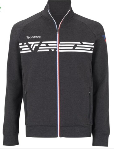 Tecnifibre knit jacket blk heather S