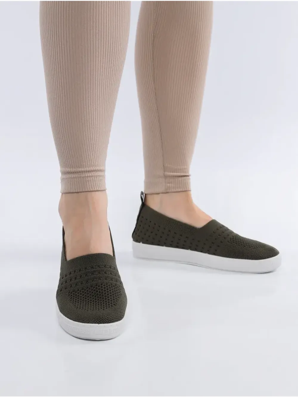 Мокасины летние текстильные