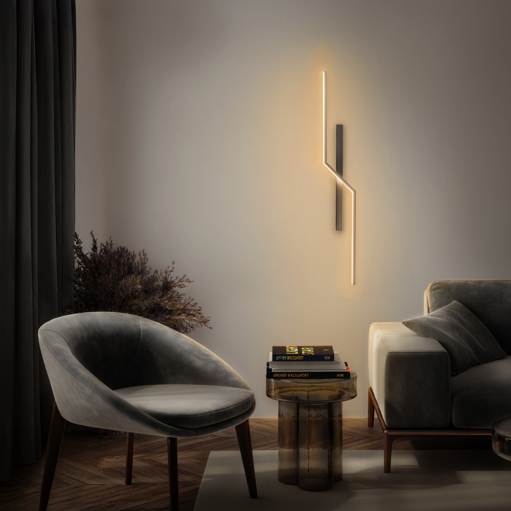 739638 Бра PALLA 23W LED 636LM 120G КОФЕЙНЫЙ 3000K