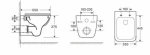 Унитаз с инсталляцией WeltWasser AMBERG 350 ST + KEHLBACH 004 GL-WT + AMBERG RD-CR