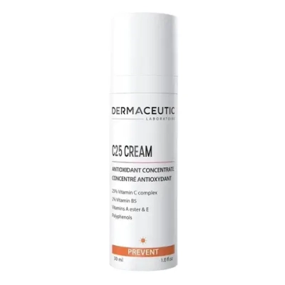 C25 Cream Dermaceutic | Антиоксидантный дневной концентрат против тусклости и пигментации