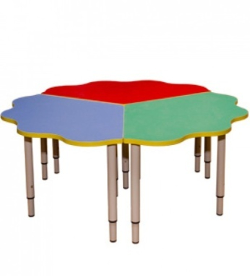 Стол Ромашка 3 лепестка регулируемый, d-1400