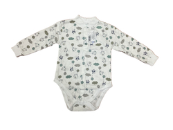 Боди с длинным рукавом на кнопках из кулирки (100% хлопок) на рост 86 см