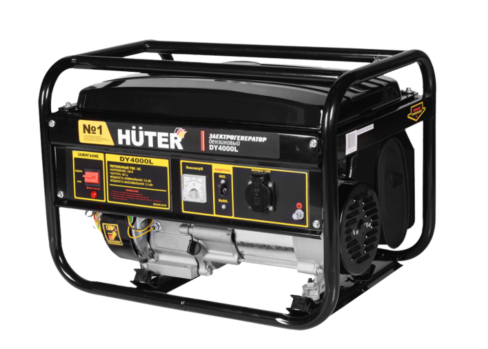 Портативный бензогенератор Huter DY4000L
