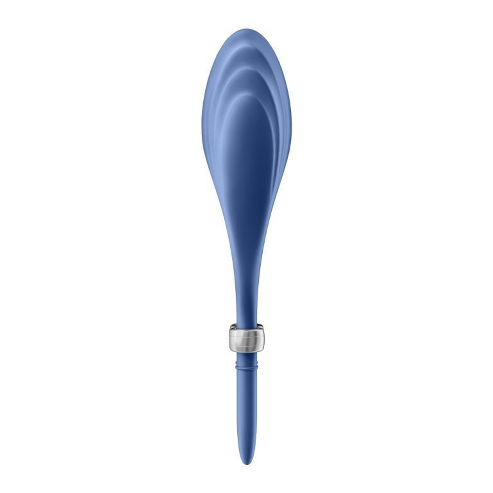 Виброкольцо Satisfyer Duelist, синий