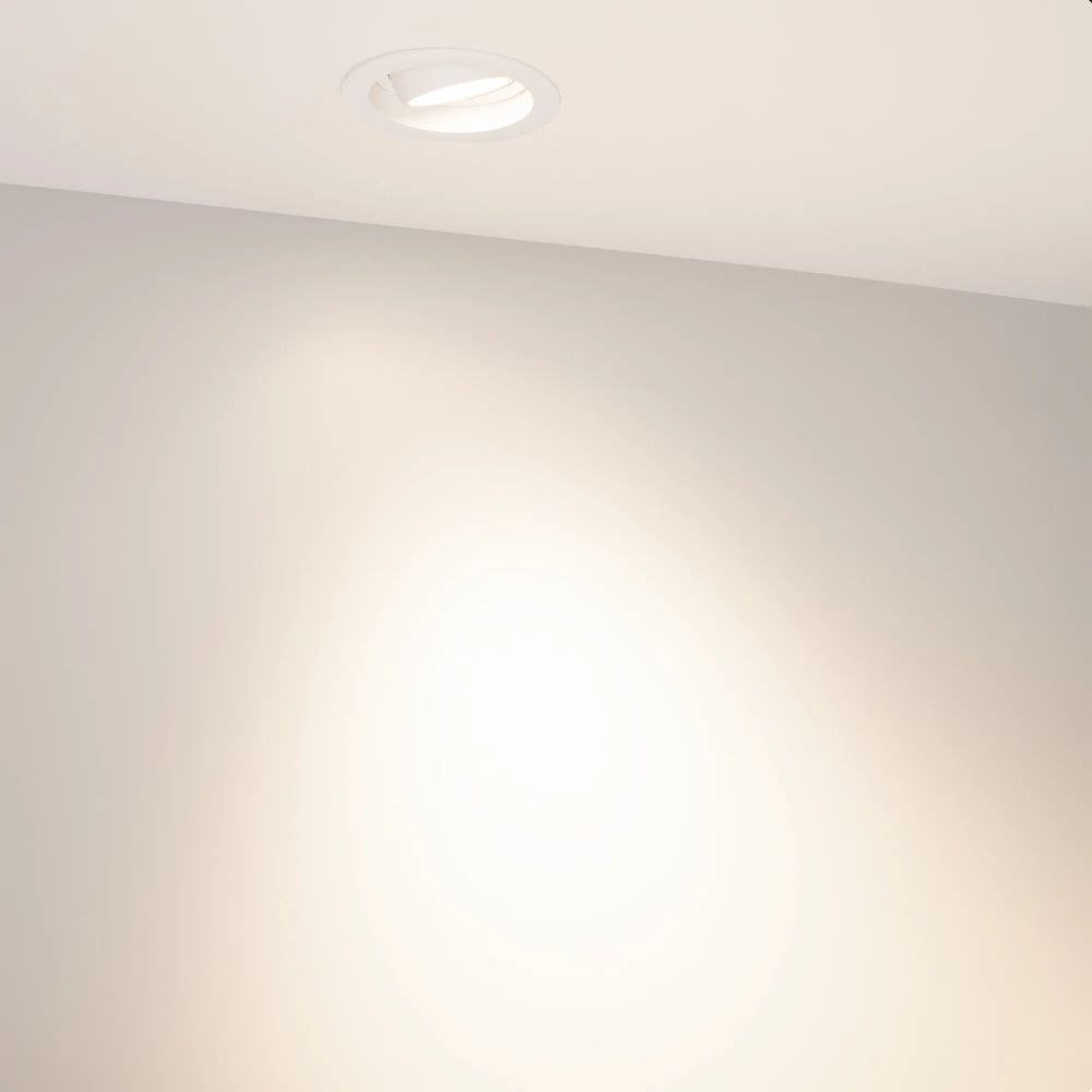 Светильник MS-VORTEX-BUILT-R90-12W Day4000 (WH-WH, 40 deg, 230V) (Arlight, IP20 Металл, 5 лет) 057758