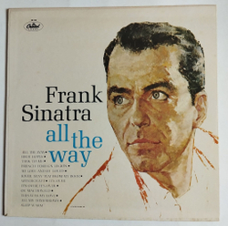 Винтажная виниловая пластинка LP Frank Sinatra All The Way (USA 1976)