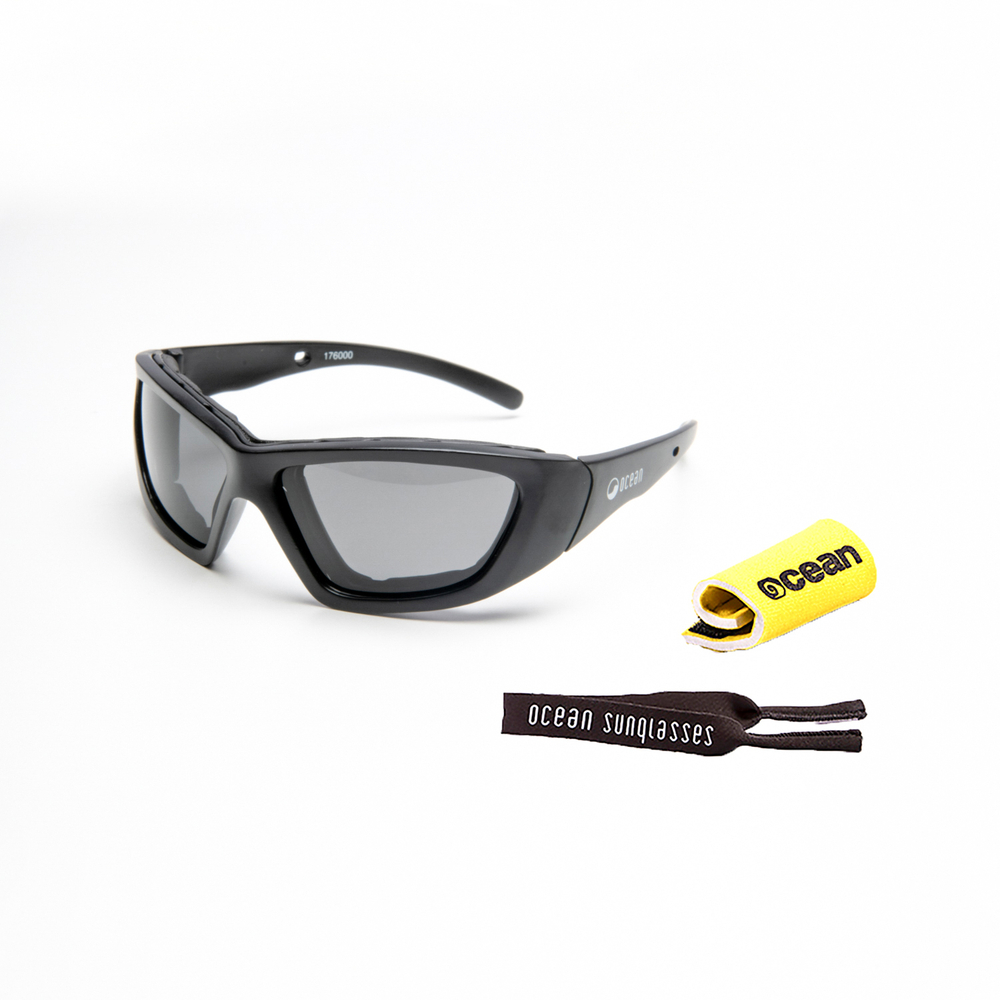 OCEAN Biarritz kids Matt Black / Grey Polarized lenses