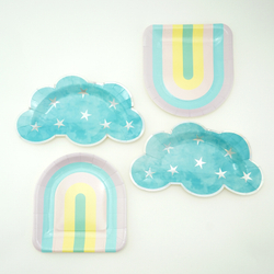 Тарелки формовые "Радуга" Макаронс