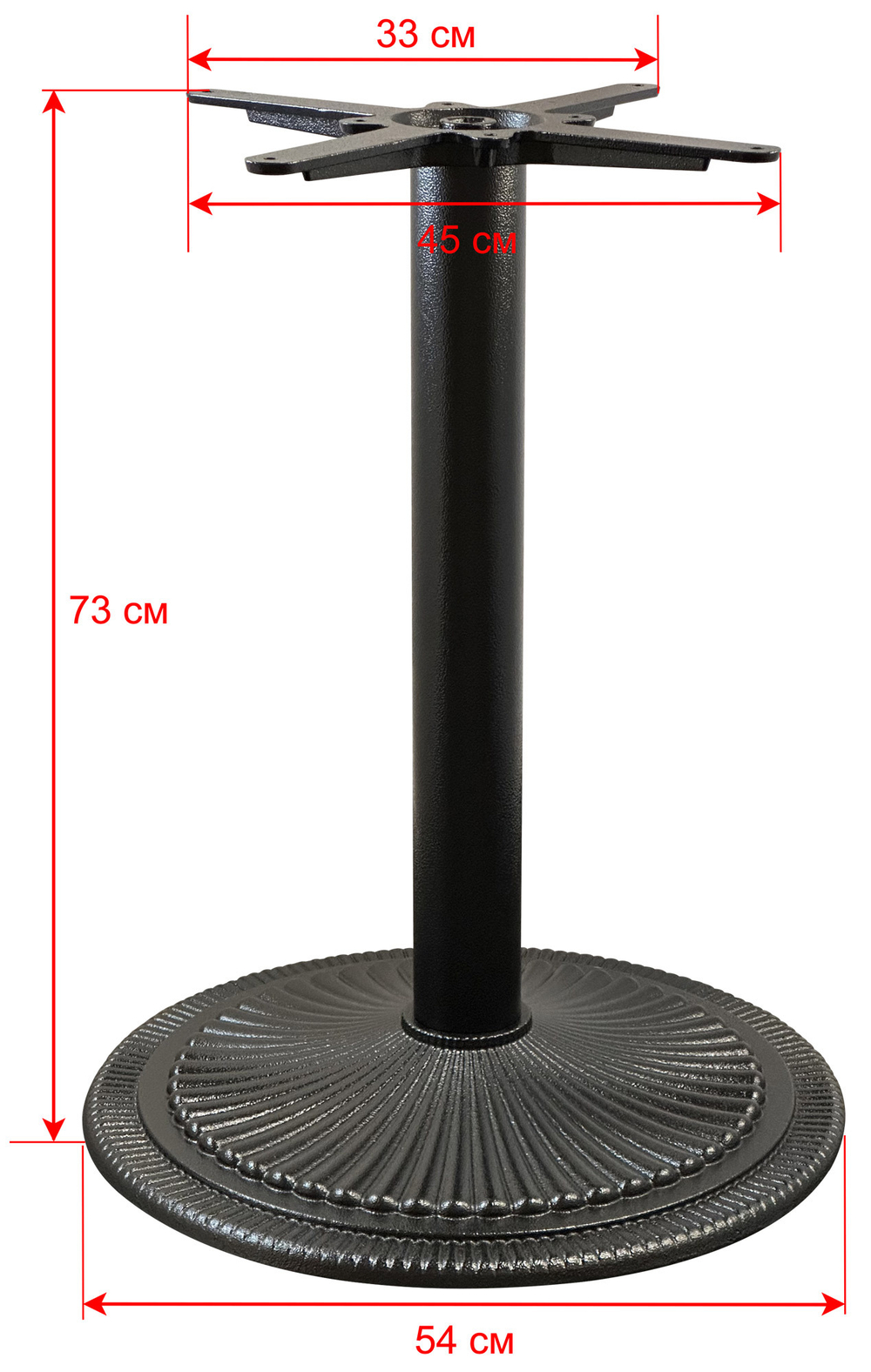 Подстолье чугунное 1226EM