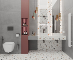 Laparet Terazzo Bianco Матовый Карвинг 60x60