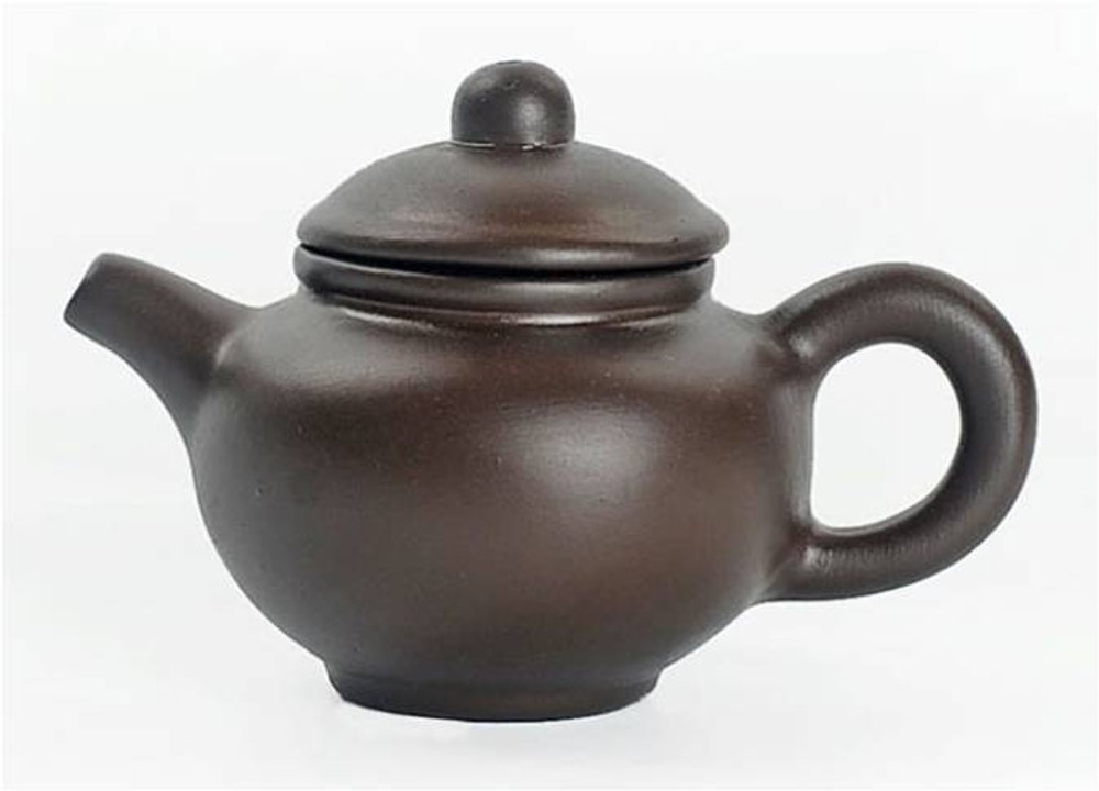 243052.2 Чайный талисман КРОШКА "Доу Чжи" h=4,6см, l=6,8см, 18мл, глина коричневый