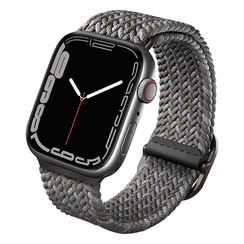 Ремешок Uniq Aspen DE strap для Apple Watch 49/45/44/42 мм (45MM-ASPDEPGRY), цвет "Серая галька"