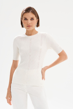 23565 Джемпер женский (молочный)