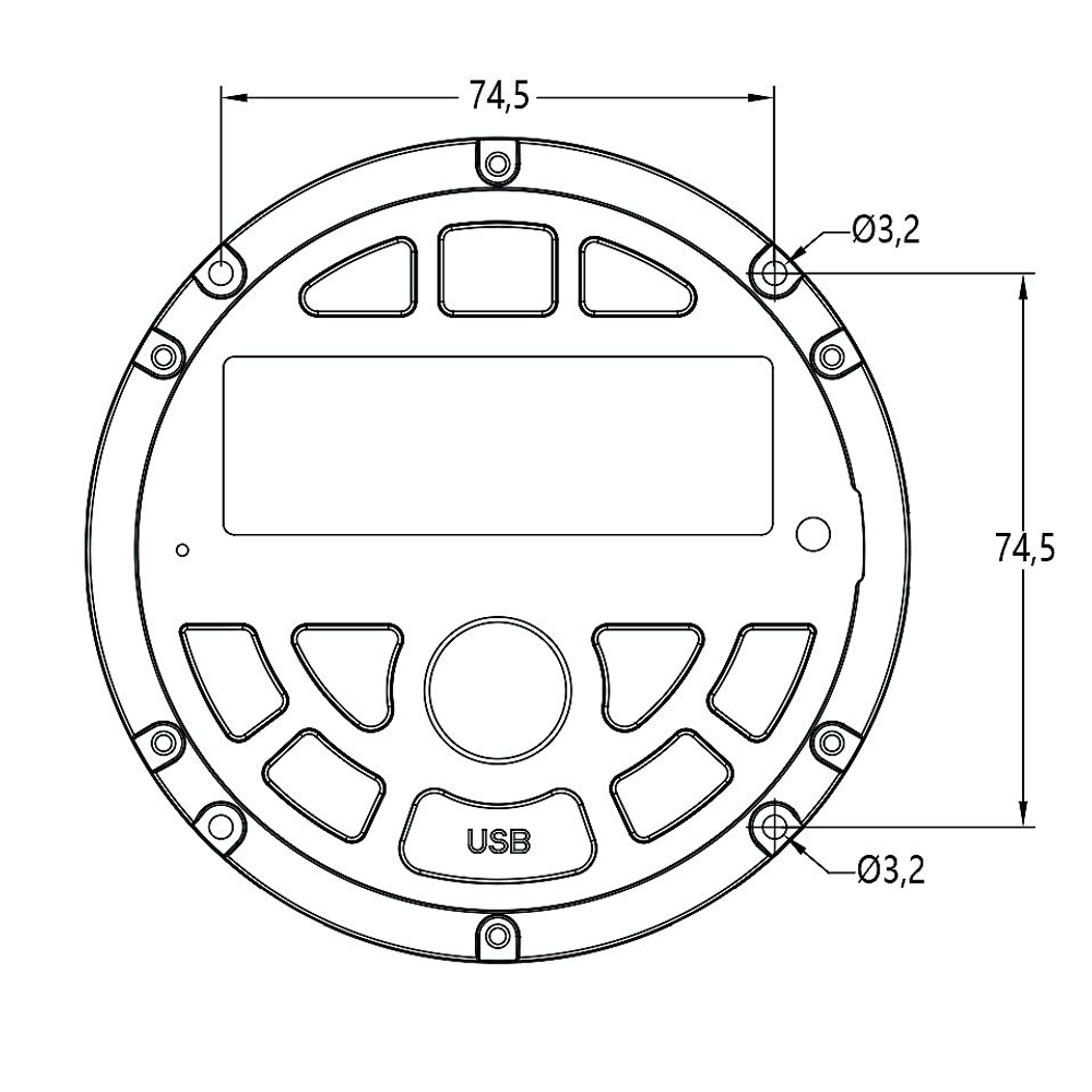 Цифровая мультимедийная морская магнитола МОРЕМАН XFa-НЕ820 (10269036)