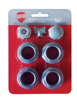 Набор присоединительный Royal Thermo 3/4'' silver