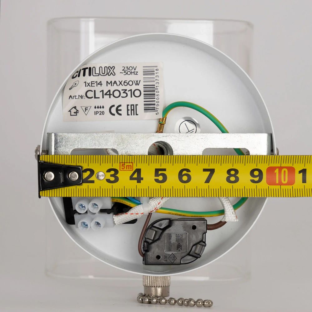 Citilux Бертон CL140310 Бра с выключателем Белое