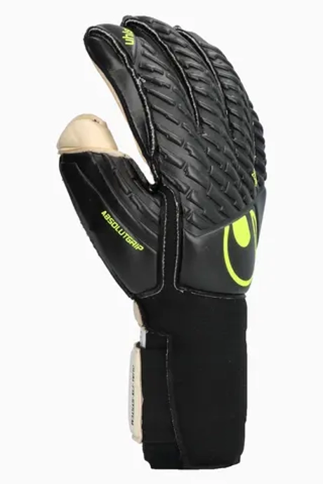 Вратарские перчатки Uhlsport Fangmaschine Absolutgrip Flex Frame Carbon - черный