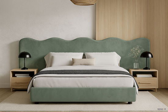 Кровать Космо с широким изголовьем