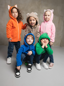 Толстовка флисовая "Лисичка" оранжевый