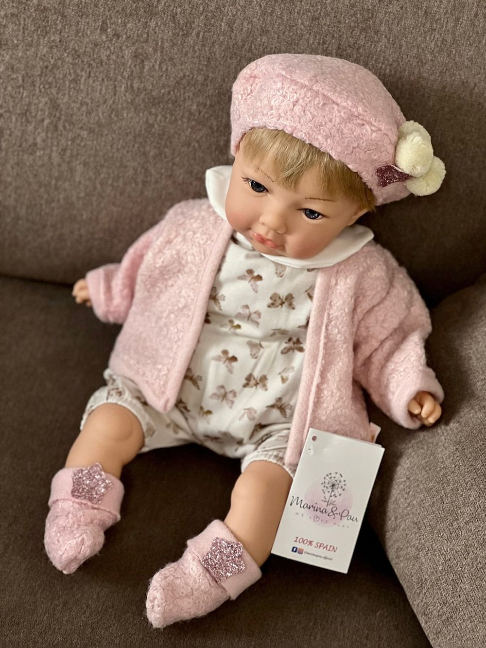 Кукла Marina and Pau 45 cм ALINA мягконабивная (M765K)