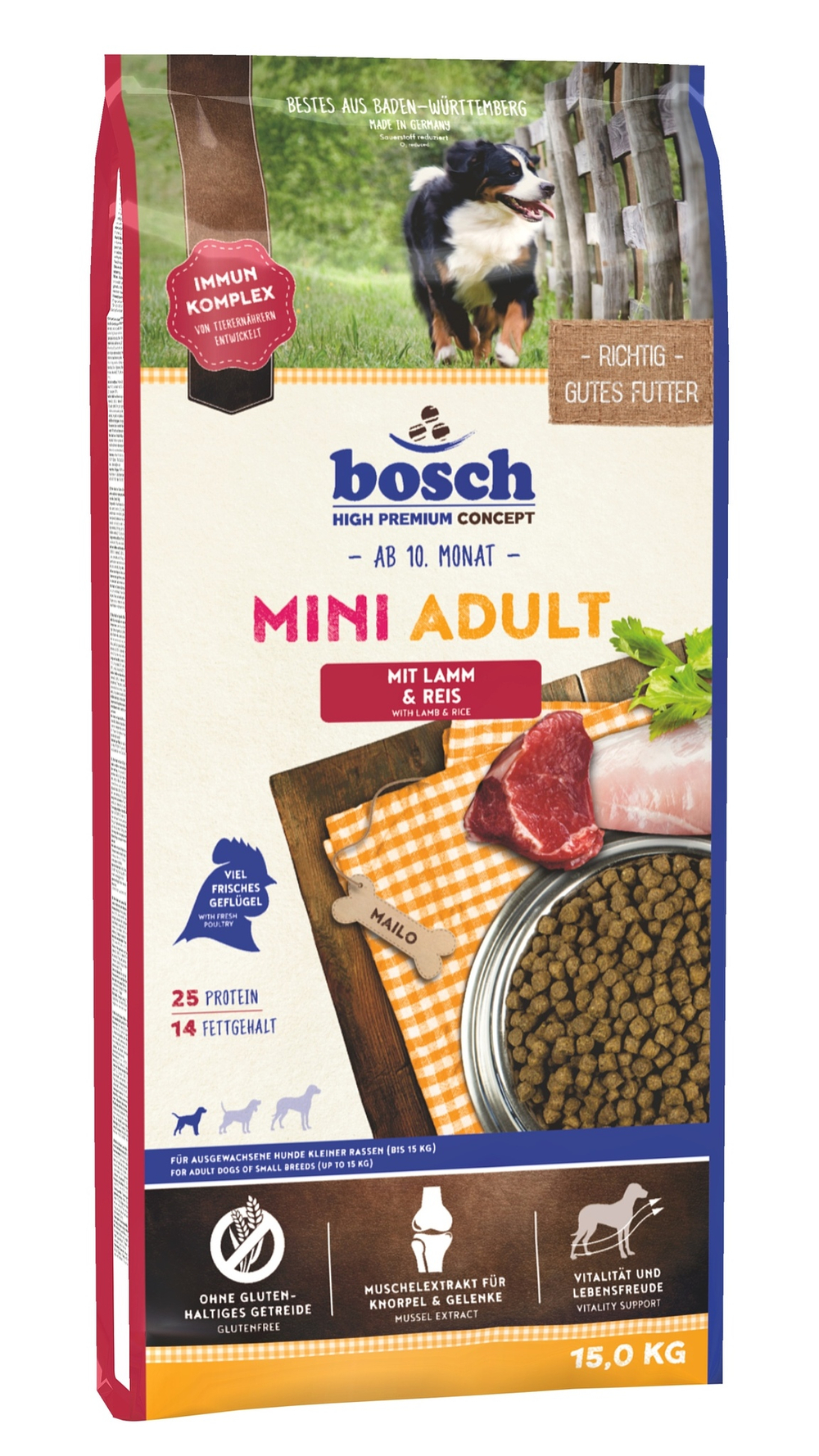Bosch Mini Adult с ягнёнком и рисом