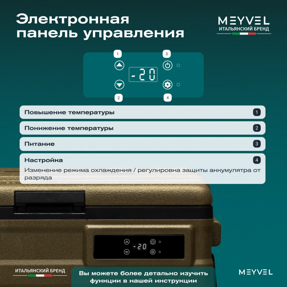 Автохолодильник Meyvel AF-U55-туристический