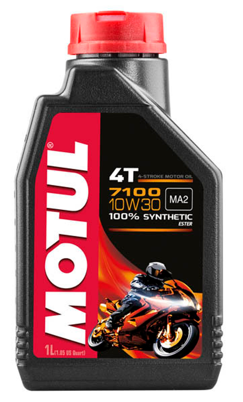 Масло моторное 4-х тактное для мотоциклов Motul 7100 4T SAE 10W30 1л