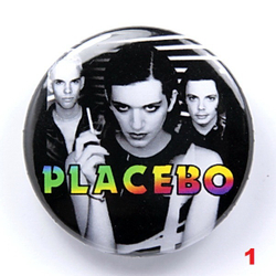 Значок Placebo 36 мм ( в ассортименте )