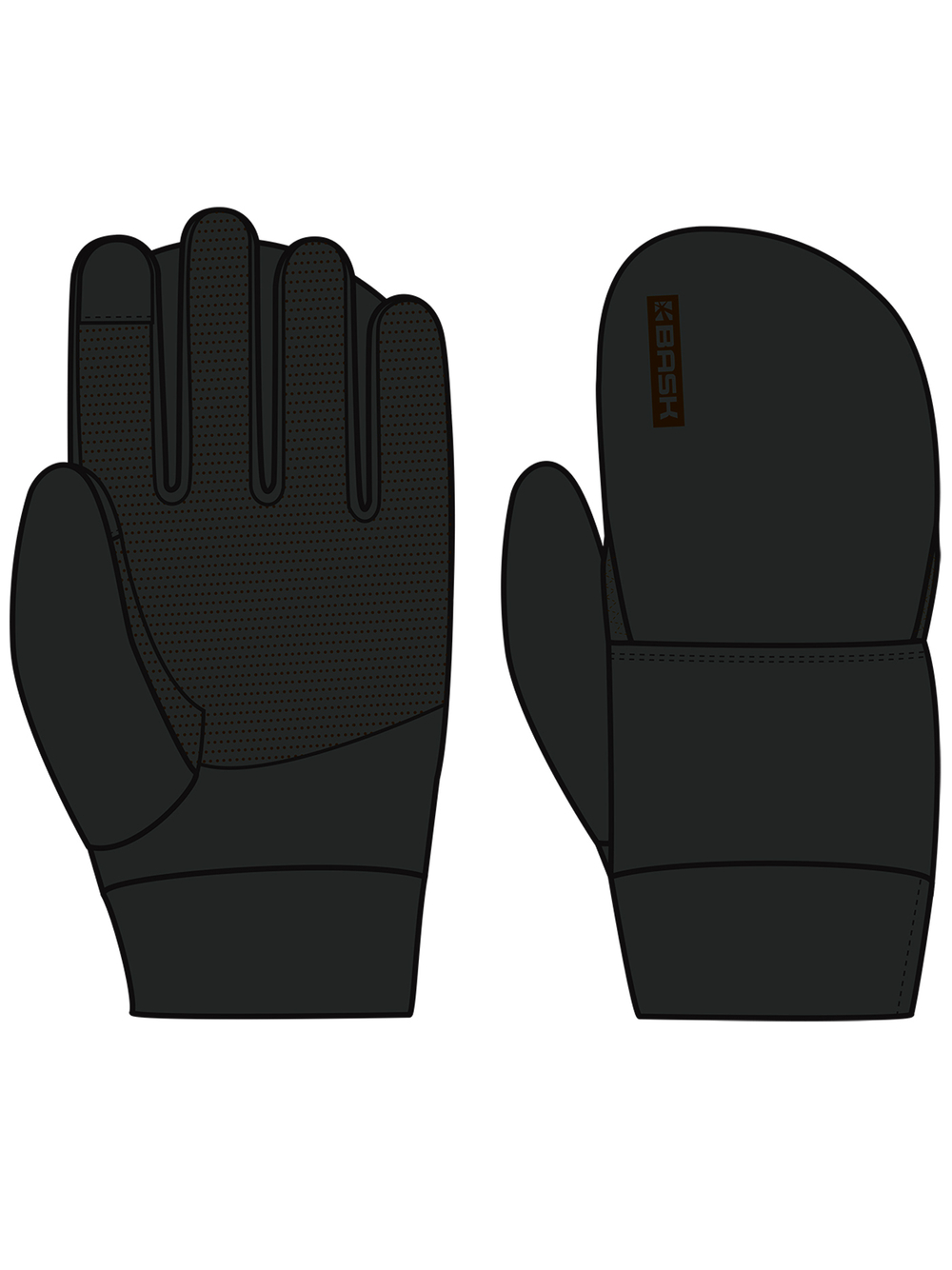ПЕРЧАТКИ УТЕПЛЕННЫЕ BASK WARMCOVER GLOVE