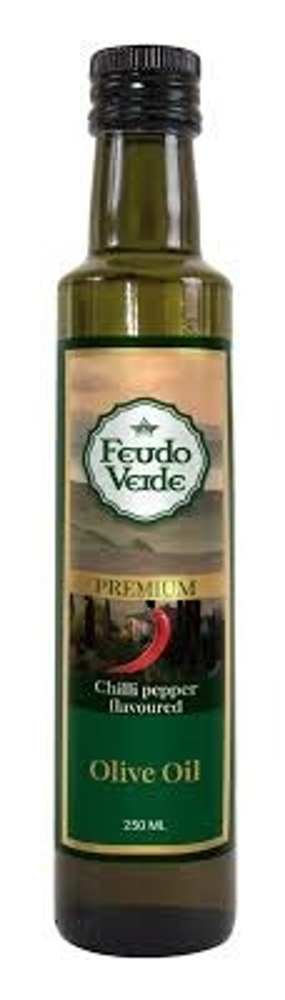 Масло оливковое Feudo Verde Extra Virgin с Перцем (250 г)