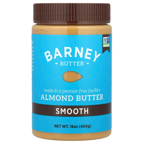 Barney Butter, Миндальное масло, однородное, 16 унций (454 г)