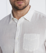 Льняная рубашка BLAUER - белый(BLUS01025 006781)