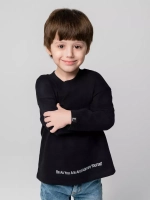 Школьный лонгслив оверсайз для мальчика