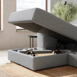 Угловой диван - IKEA JÄTTEBO/JATTEBO/ЯТТЕБО ИКЕА, 71х160х324 см, серый
