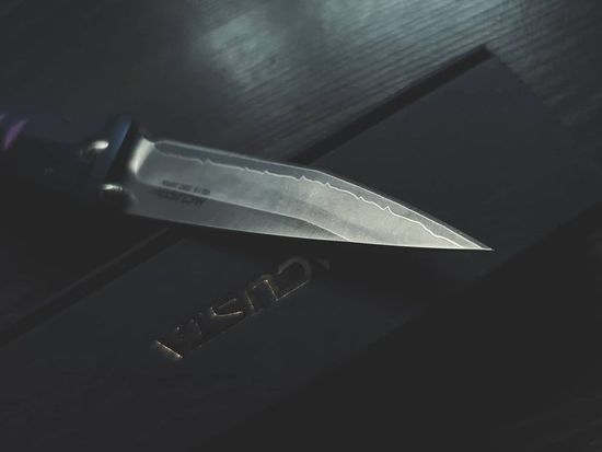 Нож складной Mcusta Katana Tanto Basic Folder VG-10 San Mai, Anodized Aluminu...