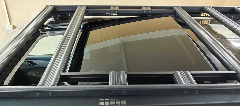 Багажник экспедиционный (платформа) алюминиевый 1150x2080 мм для TANK 500 с панорамной крышей (с крепежом) РИФ