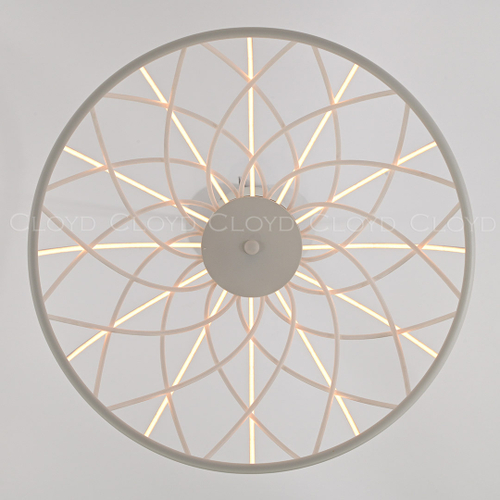 Люстра Cloyd COCKLICO C1 / Ø50 см - белый - белый (арт.11411)