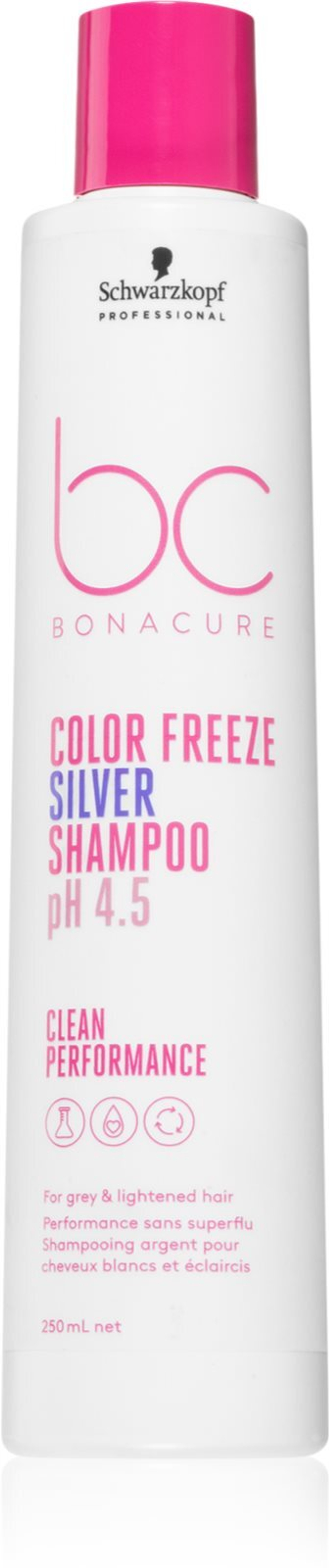 Schwarzkopf Professional BC Bonacure Color Freeze Silver - Серебряный шампунь для светлых и мелированных волос /   250  ml  / GTIN 4045787723472