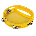 Бубен 16см, желтый, пакет 669E